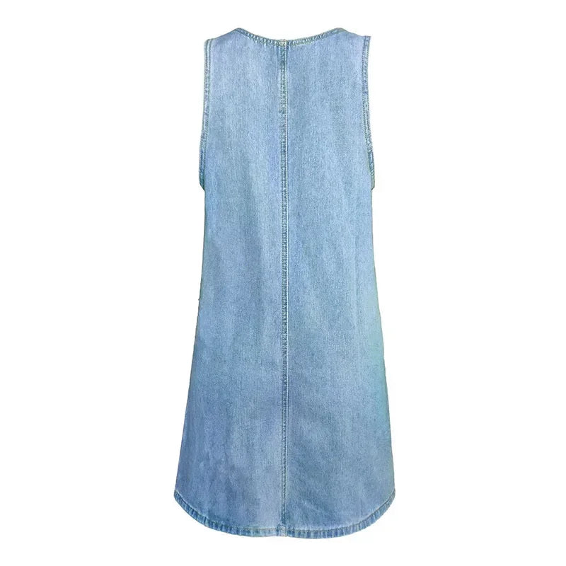 Sofia™ | Practical and Light Denim Summer Dress