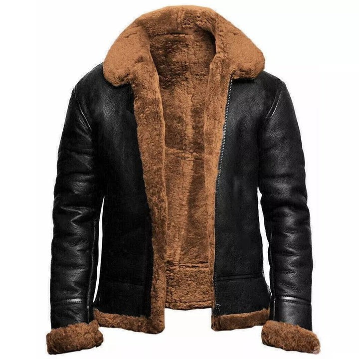 Michael  | Premium Shearling Leather Jacket For Men