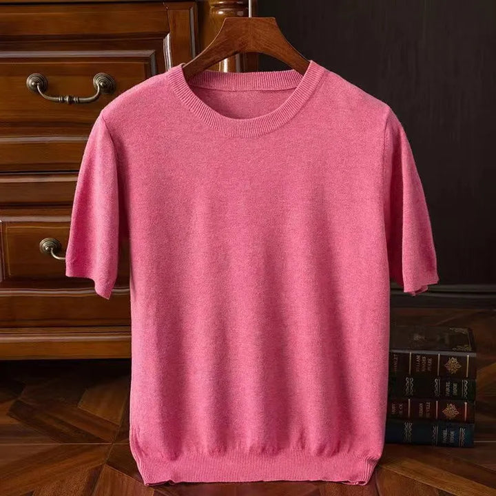 Hendrick | Cashmere Short Sleeve T-shirt For Men