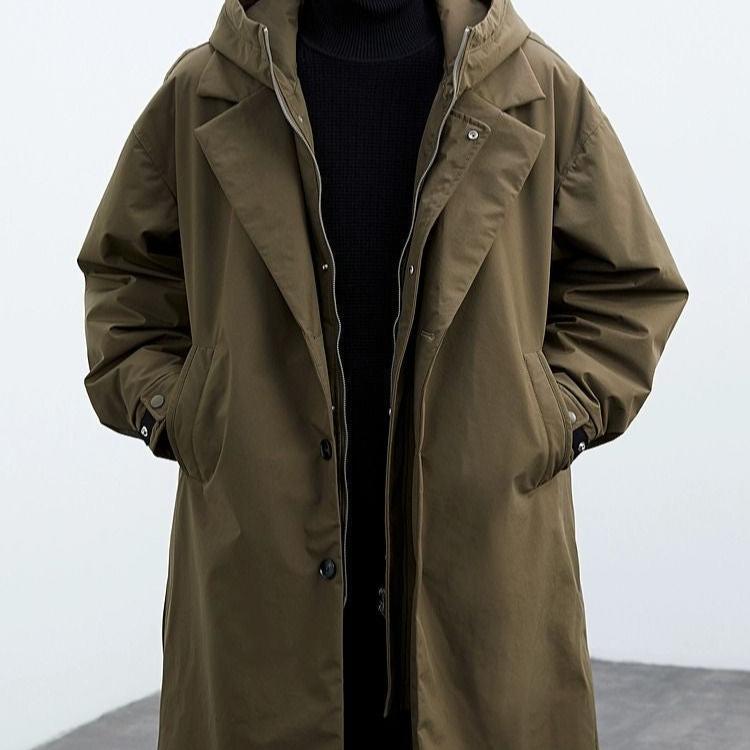Frederik  | Classic Hooded Trench Coat For Men