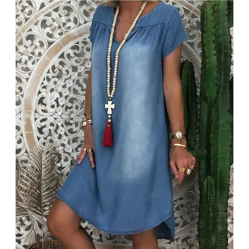 Sofia™ | Relaxed Denim Summer Dress