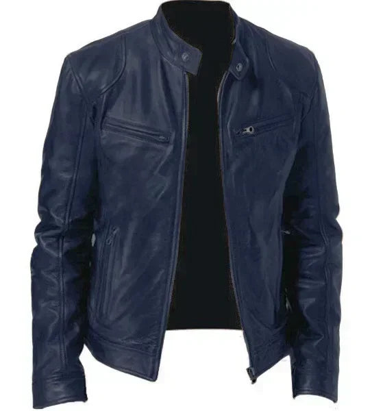 Frey | Stylish Biker Leather Jacket For Men