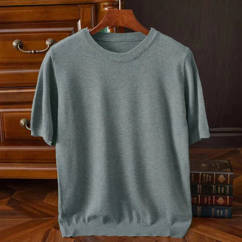 Hendrick | Cashmere Short Sleeve T-shirt For Men