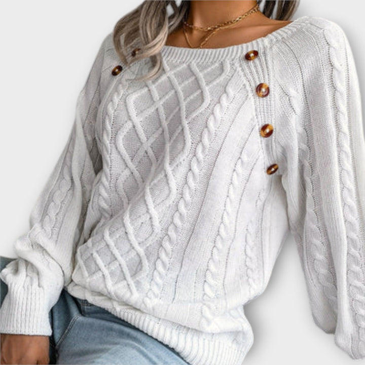 Sweater with Buttons