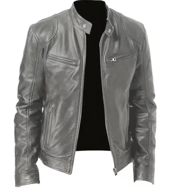 Frey | Stylish Biker Leather Jacket For Men
