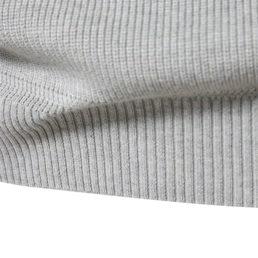 Felix | Zip-Up Ribbed Sweater For Men