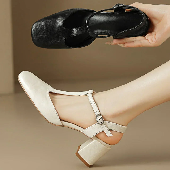 Kace | Leather Mary Janes