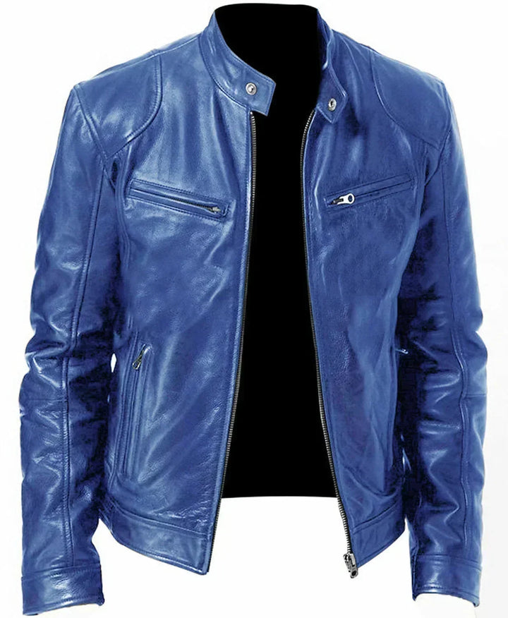 Frey | Stylish Biker Leather Jacket For Men