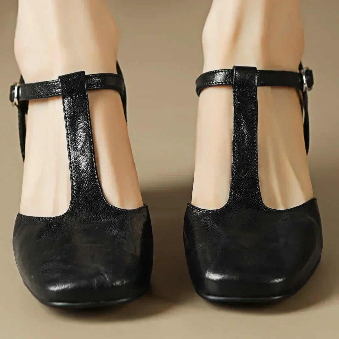 Kace | Leather Mary Janes