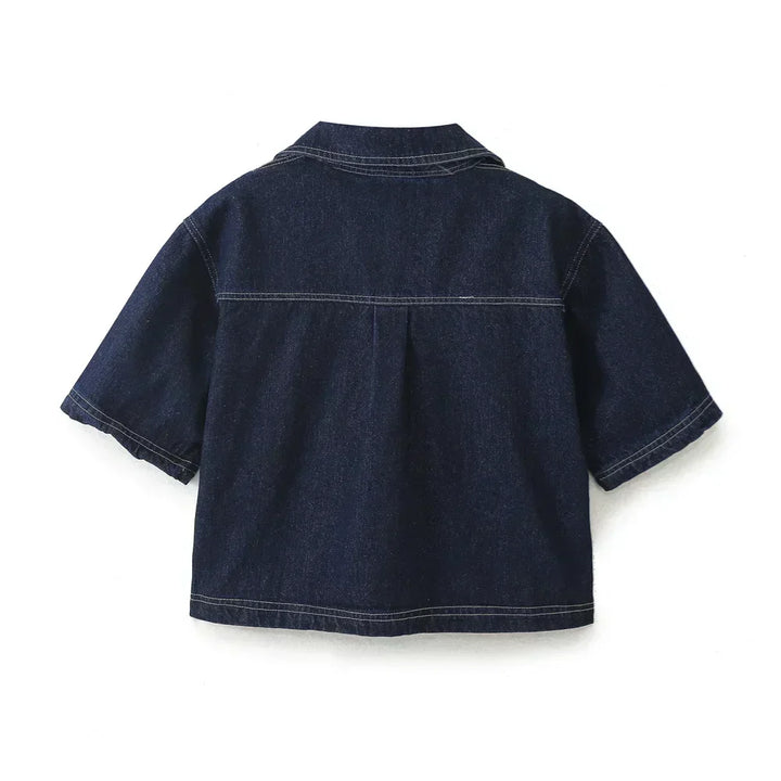 Sofia® | V-Neck Denim Set