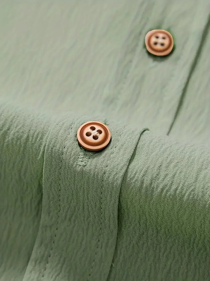 Ward | Men's Textured Crinkle Shirt For Men