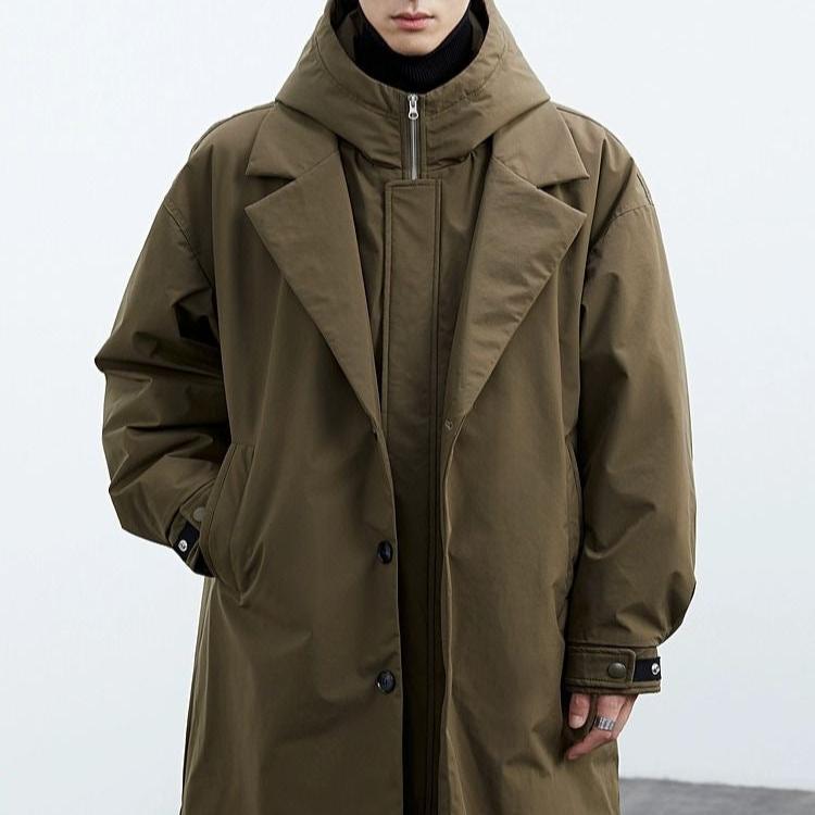 Frederik  | Classic Hooded Trench Coat For Men