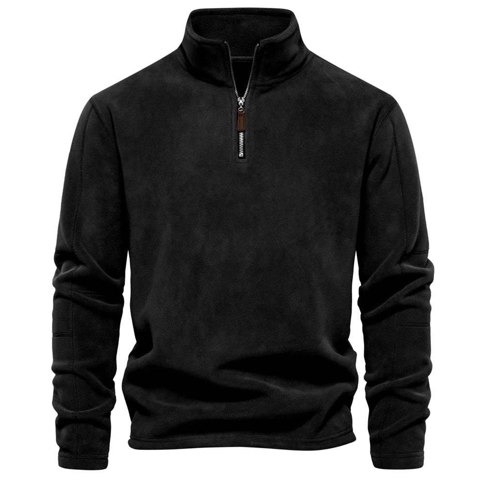 Kilian | Men's Cozy Zip Neck Pullover For Men
