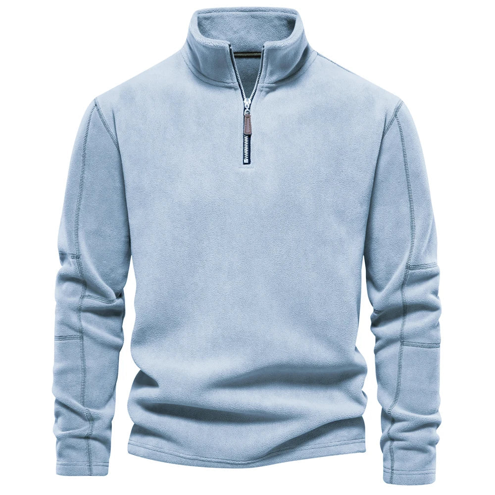 Kilian | Men's Cozy Zip Neck Pullover For Men