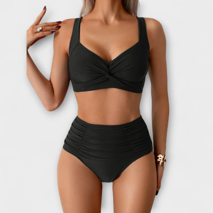 Zoe - Ruffled Bandeau Swimsuit