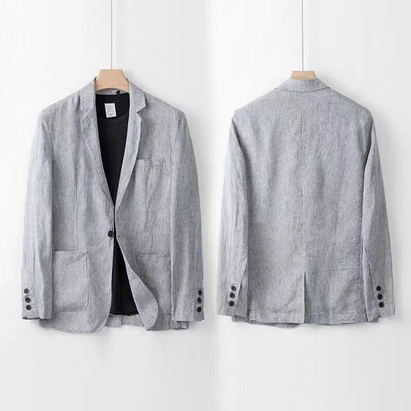 Yvan | Stylish Linen Blazer Trouser Set For Men
