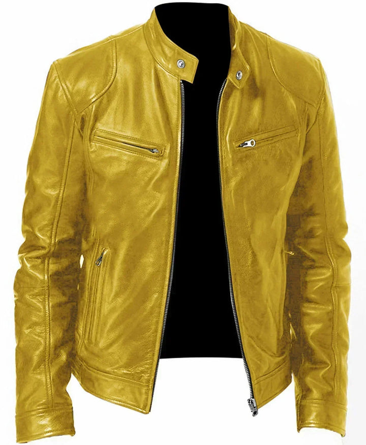 Frey | Stylish Biker Leather Jacket For Men