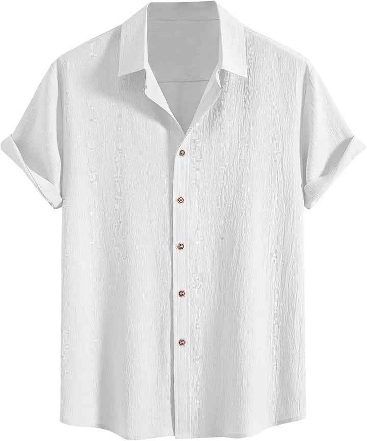 Ward | Men's Textured Crinkle Shirt For Men