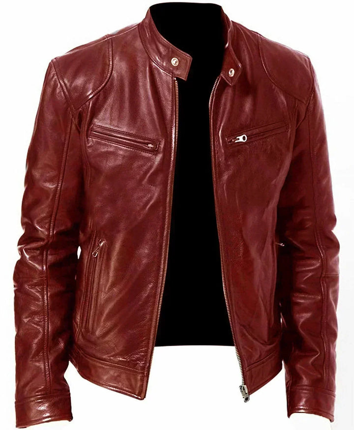 Frey | Stylish Biker Leather Jacket For Men