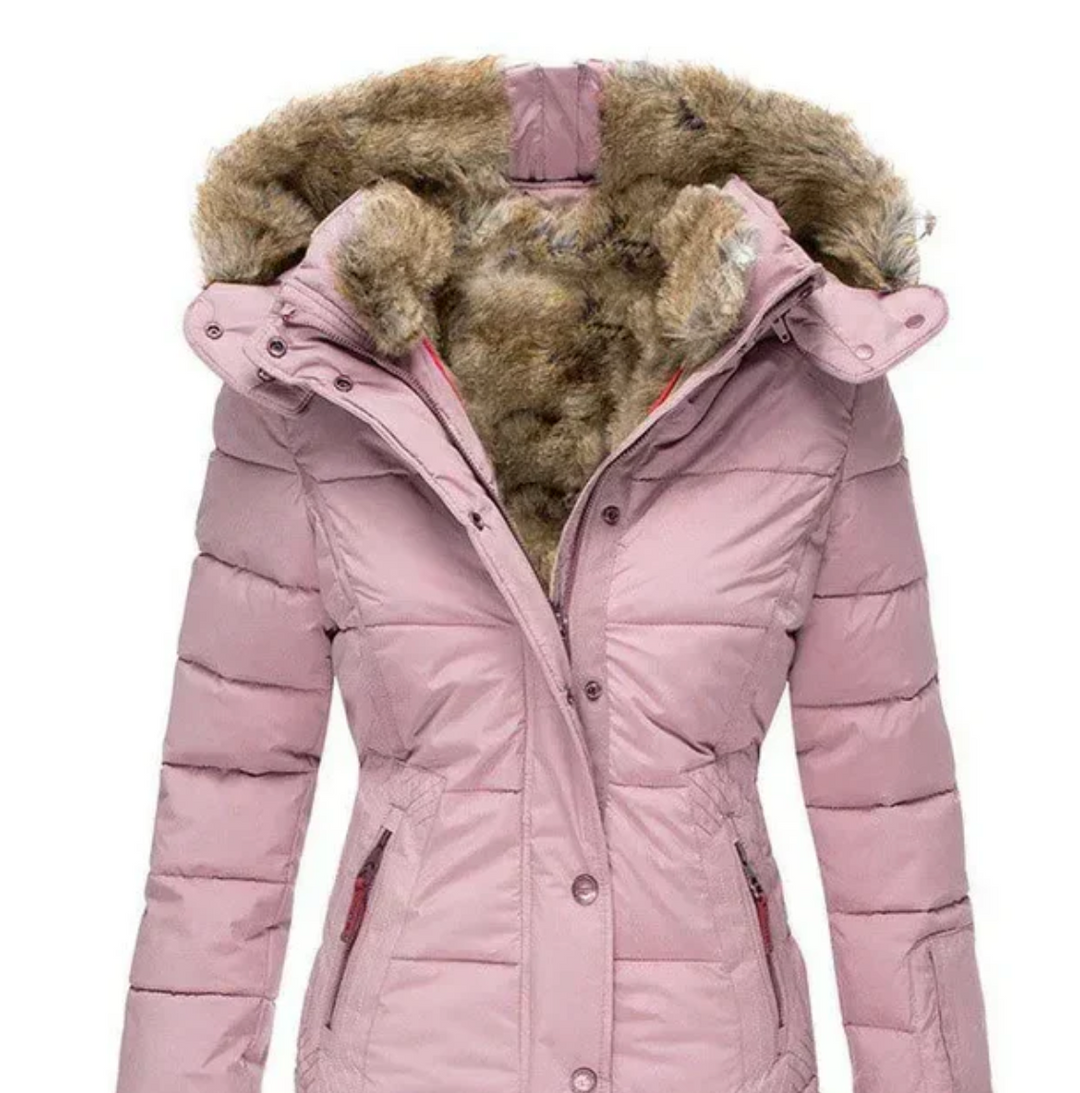 Bella - Cozy Winter Coat with Fur Interior