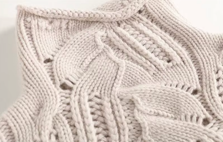 Hearthmere Hollow-Twist Wollrollkragen