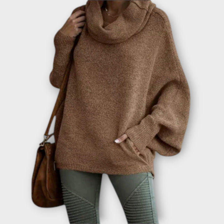 Elegant Women's Sweater in Tortoise