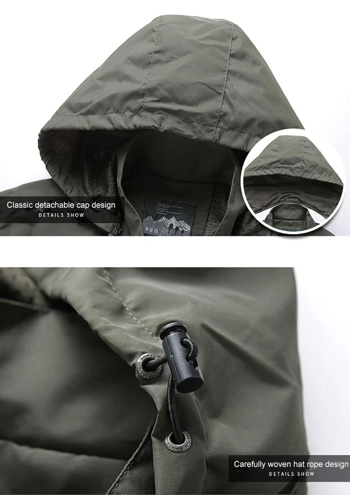 Brody | Waterproof Hooded Jacket For Men