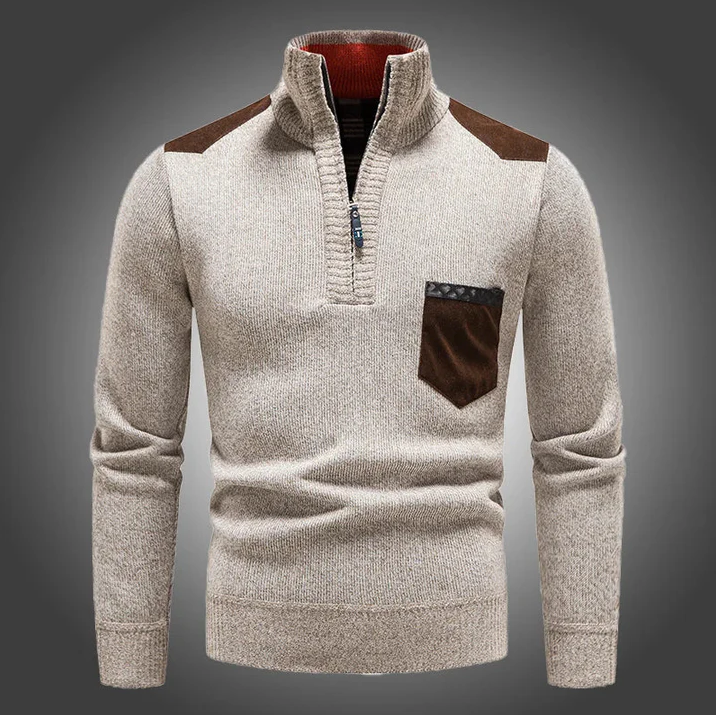 Mitchell | Stylish Zip-Up Sweater For Men
