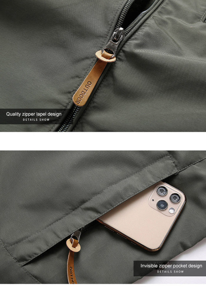 Brody | Waterproof Hooded Jacket For Men