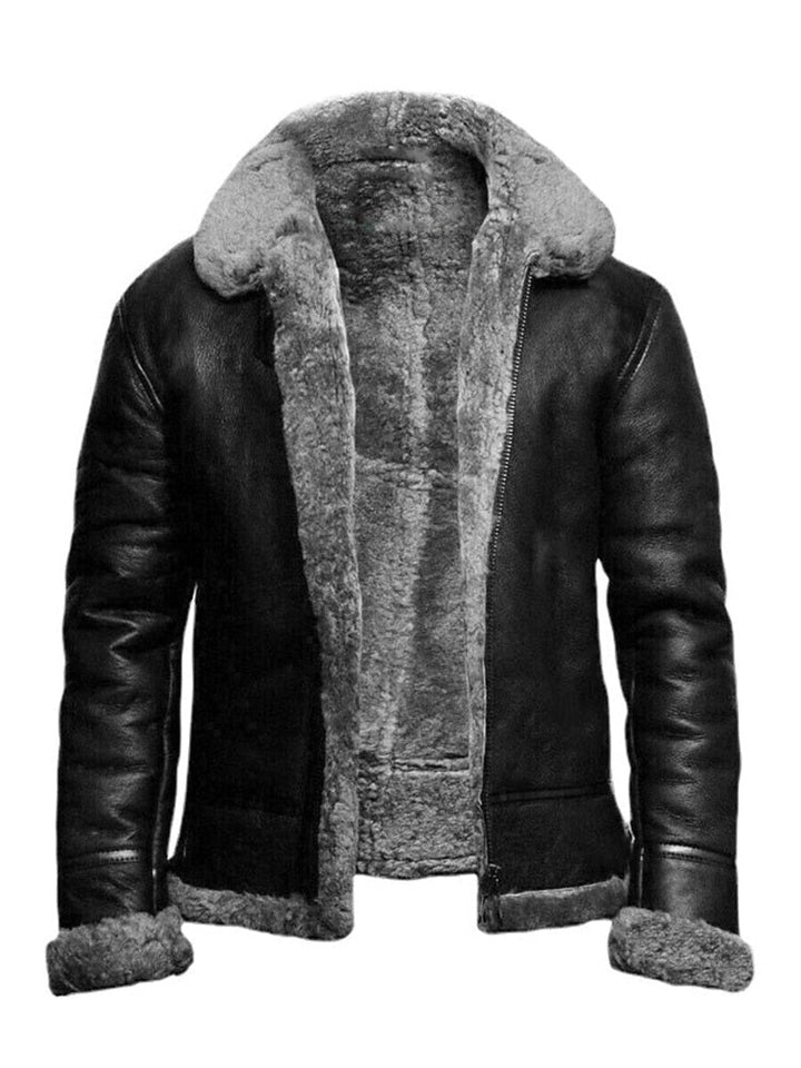 Michael  | Premium Shearling Leather Jacket For Men