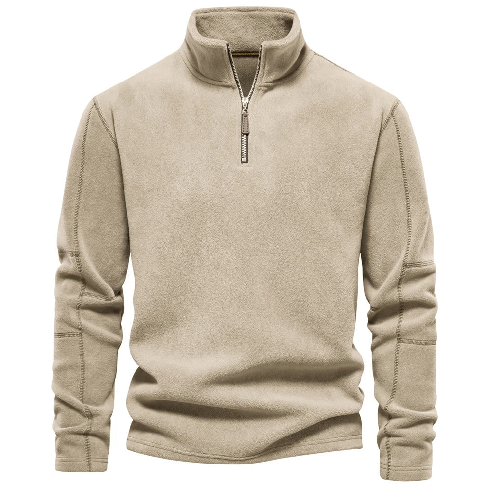 Kilian | Men's Cozy Zip Neck Pullover For Men