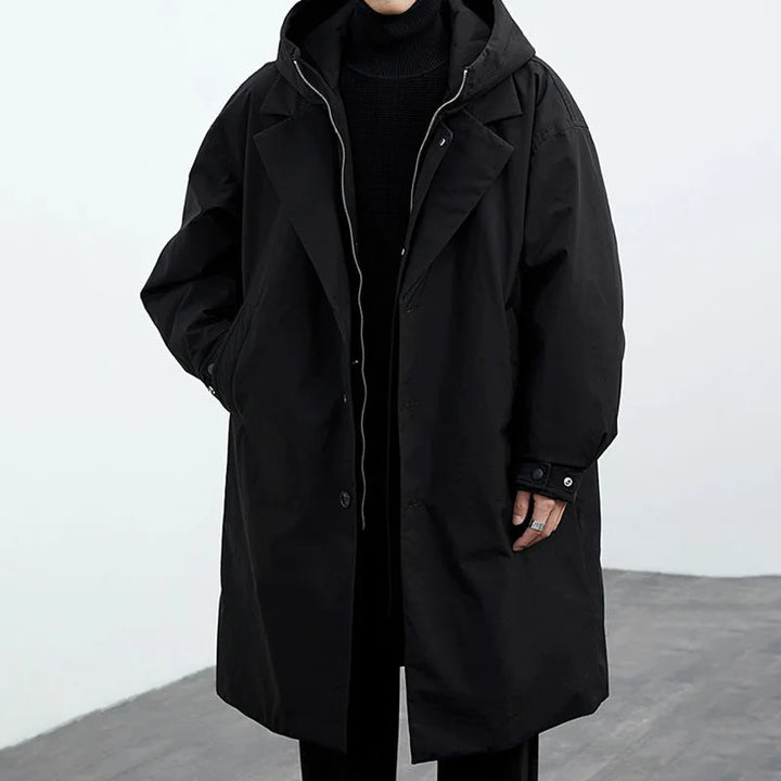 Frederik  | Classic Hooded Trench Coat For Men
