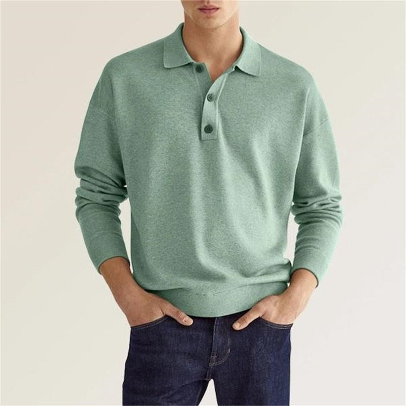 Seth | Stylish Polo Sweater For Men