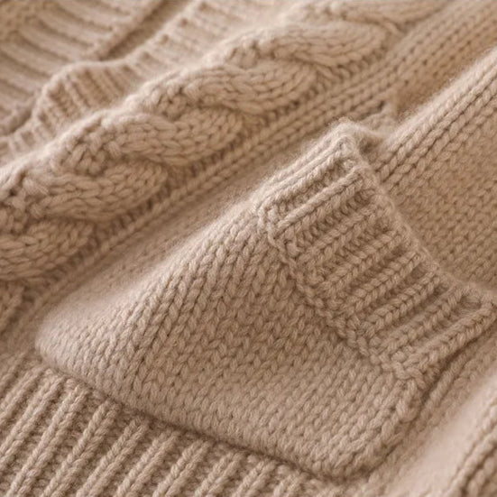 Sandra Eve Kabelstrick-Cardigan