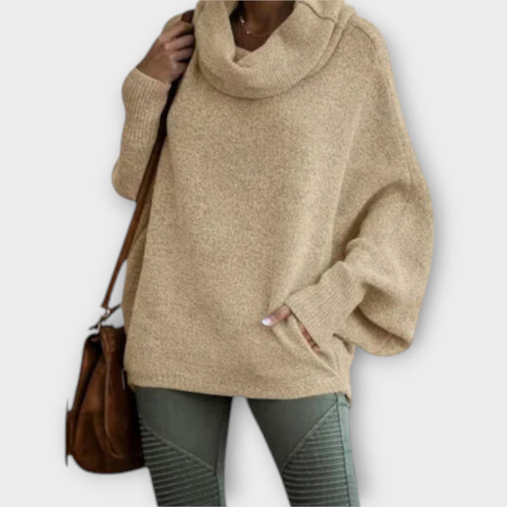 Elegant Women's Sweater in Tortoise