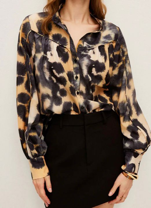 Aria™ | PureCharm Patterned Blouse