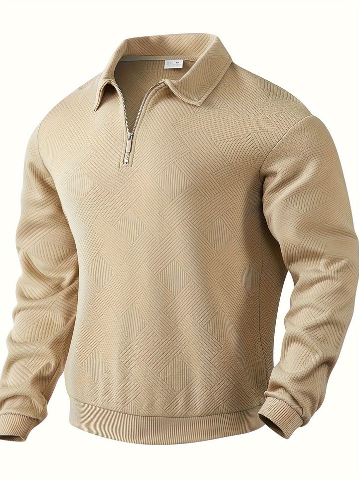 Victor | Stylish Quarter-Zip Sweater For Men