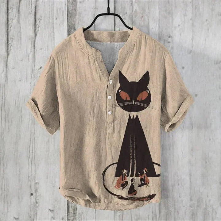 Allen | Artistic Linen-Silk Shirt For Men