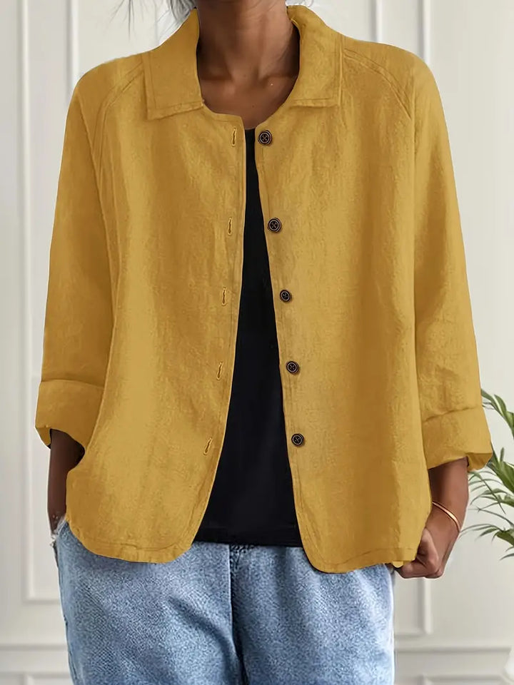 Marilla – Light shirt jacket in a linen blend