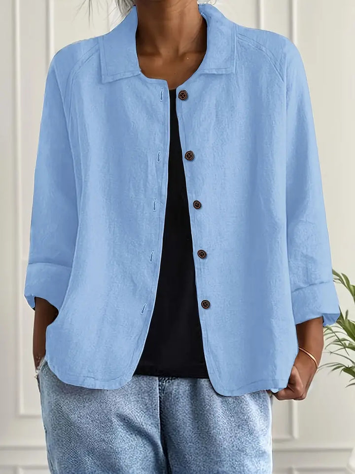 Marilla – Light shirt jacket in a linen blend