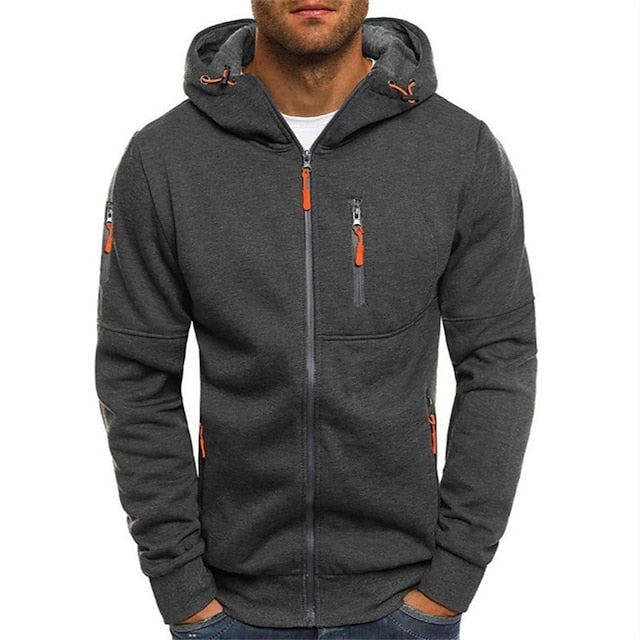 Mave | Hooded Zip-Up Jacket For Men