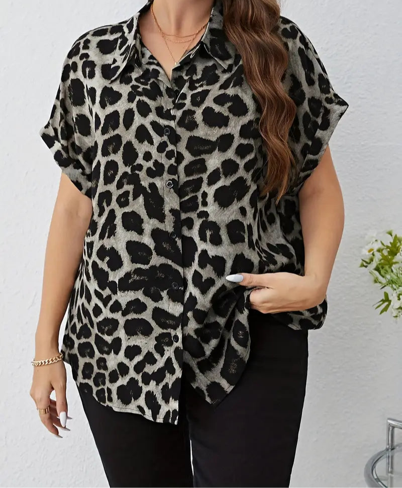 Amelia™ | PureCharm Patterned Blouse