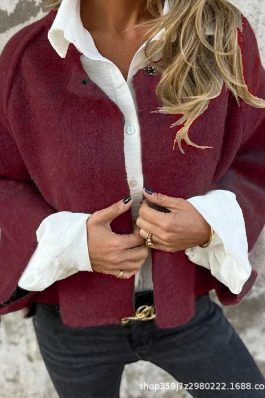 Elise - Short Cardigan with Chic Flared Sleeves