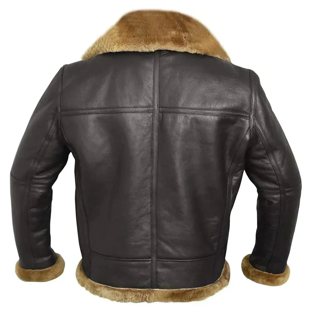 Kristian  | Premium Shearling Leather Jacket For Men