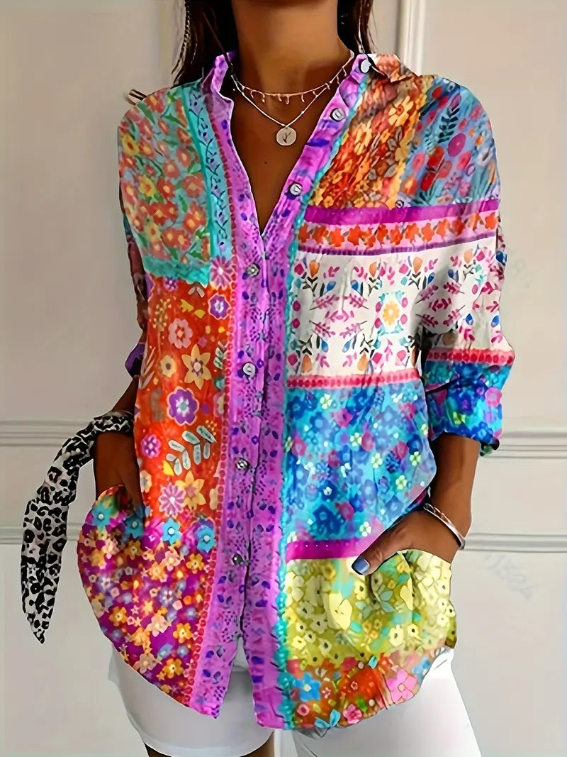 Sandra | Colourful Vibes Blouse