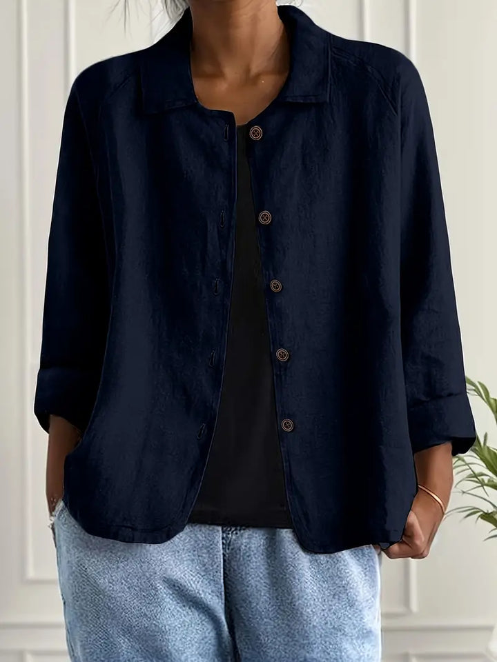 Marilla – Light shirt jacket in a linen blend