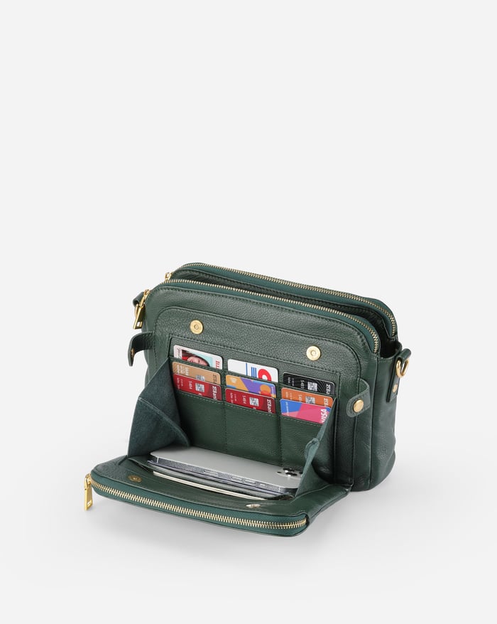 Jovie - Sleek Three-Layer Crossbody Bag