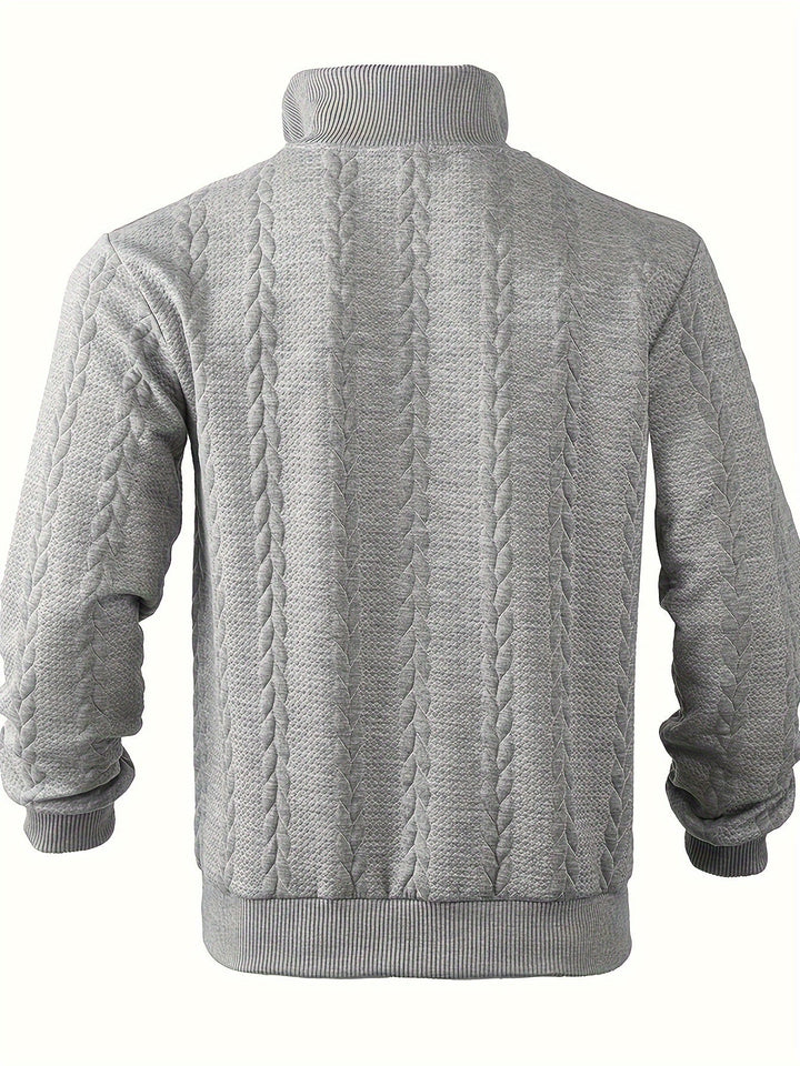 Rafael – Vintage Sweater with Zipper For Men