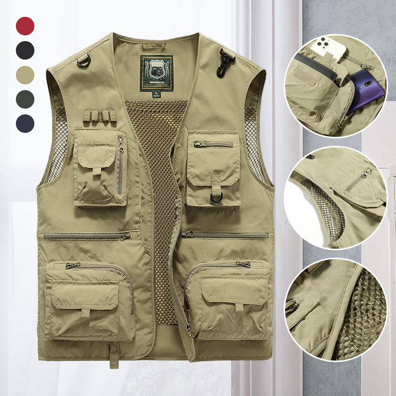 Toby | Waterproof Utility Vest For Men