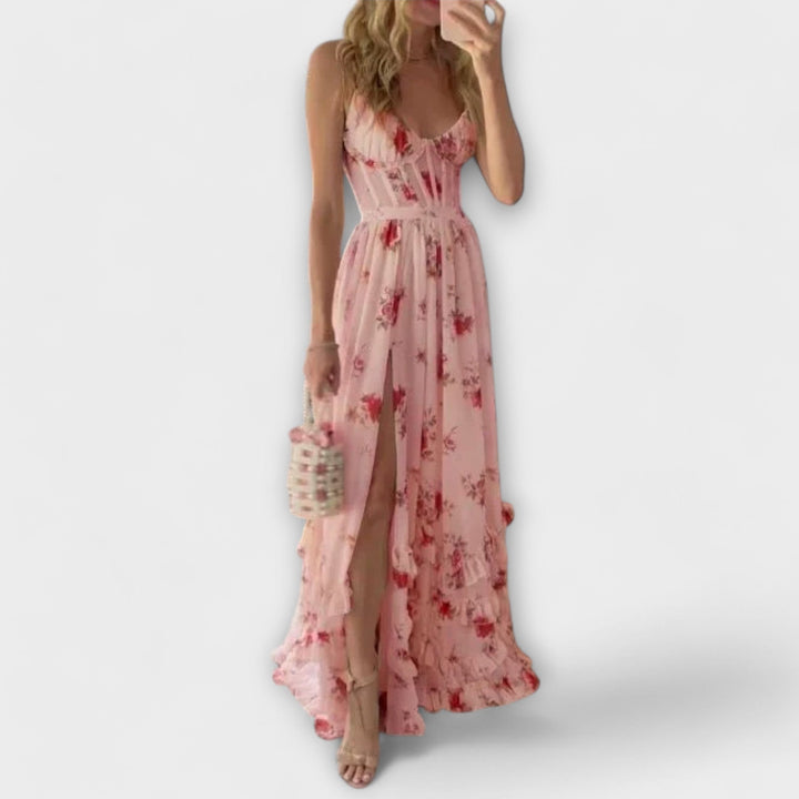 Dress with Floral Pattern